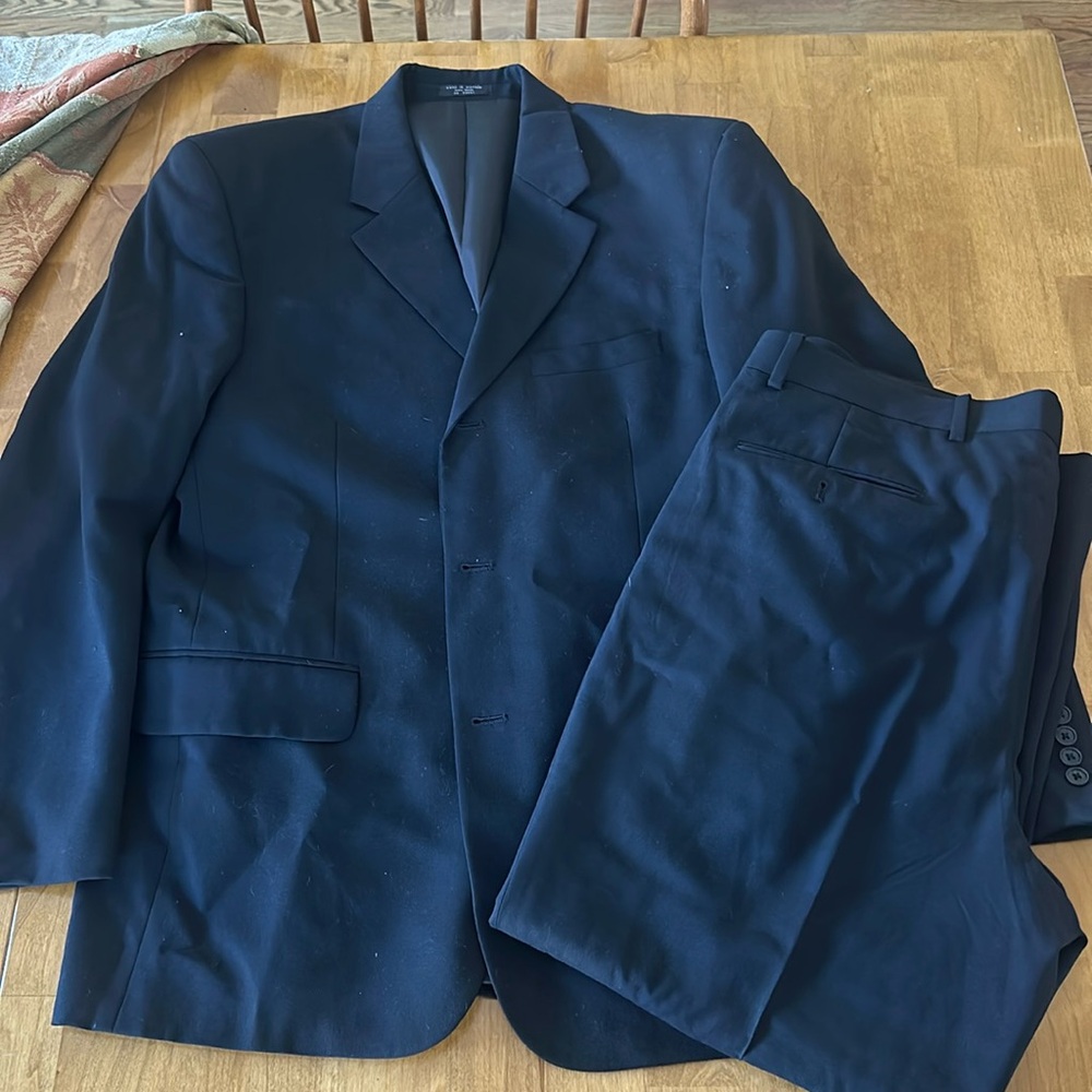 Men’s black suit